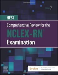 Hesi Comprehensive Review For The Nclex Rn Examination With Access Code 7th Edition 2023 By Hesi