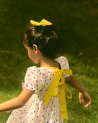 Yellow Polka Dress